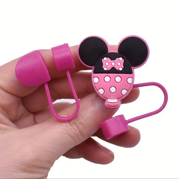 Minnie Mouse Straw Topper/Cover, NEW, Fits 10mm Straw - Picture 6 of 9